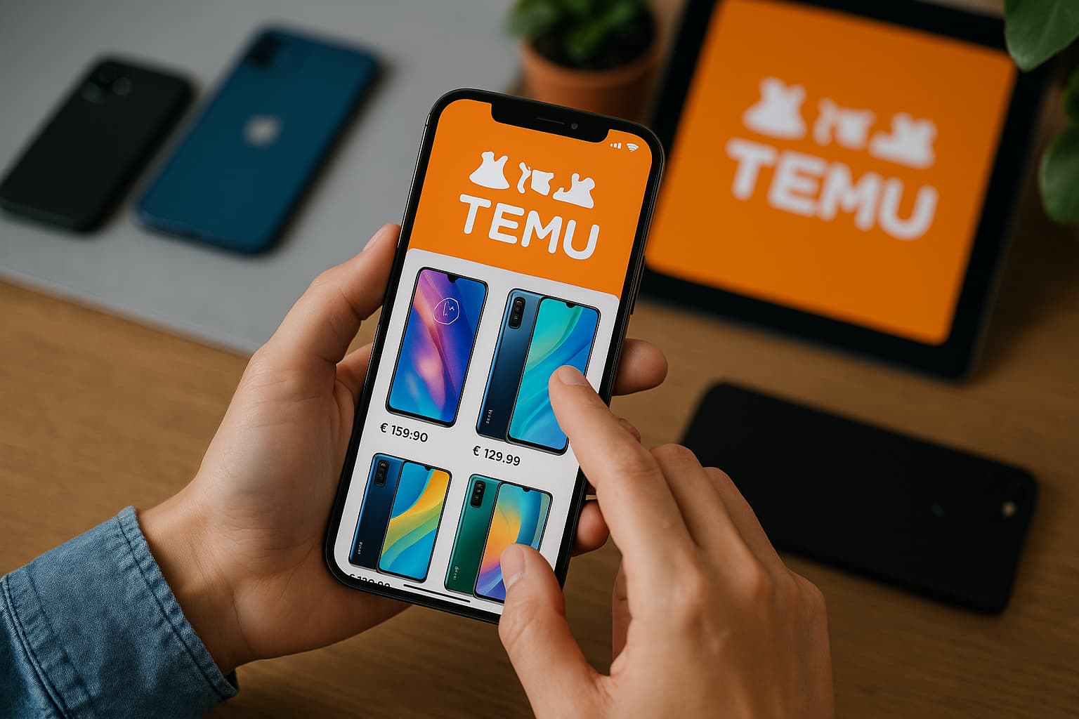 Købe smartphones på Temu med tryghed og gode muligheder