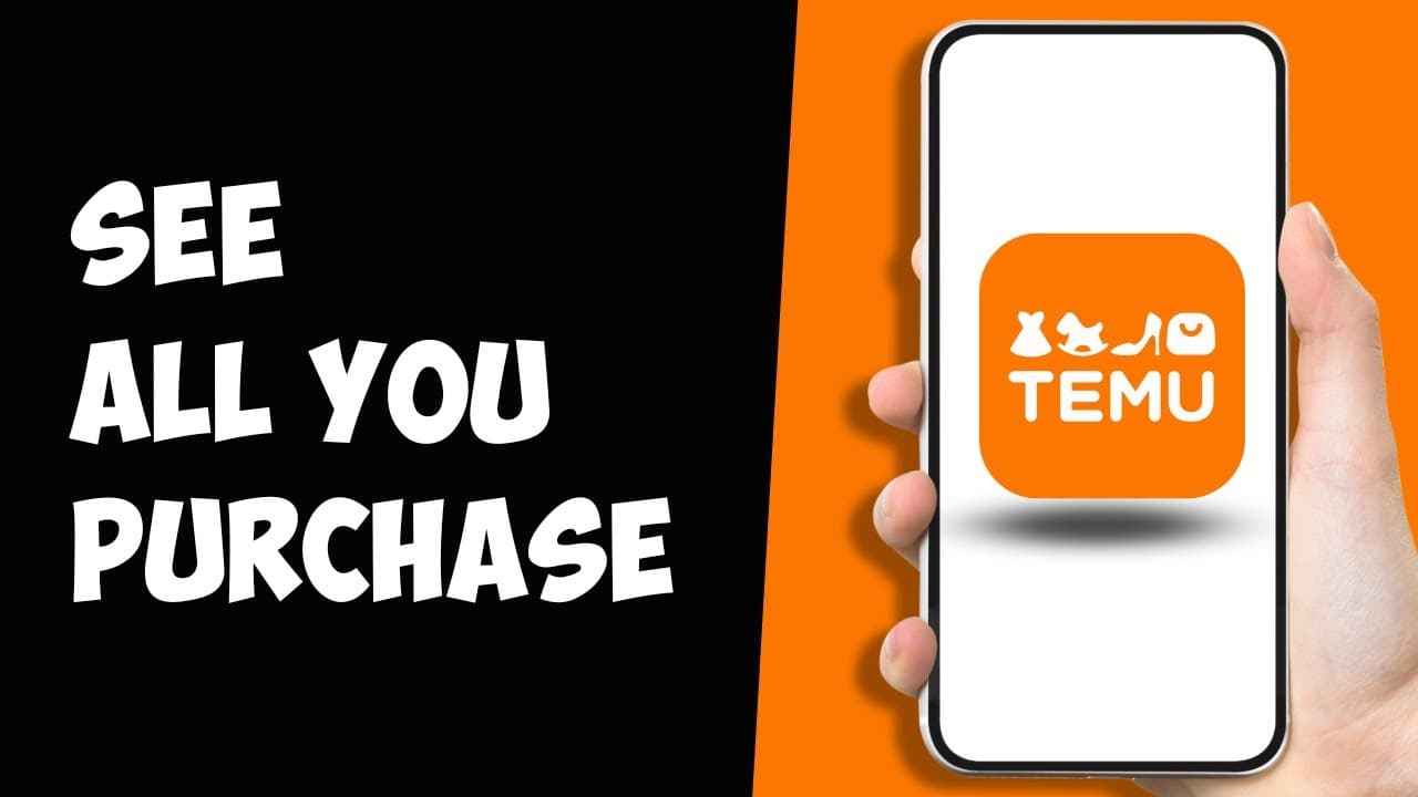 Temu-appen som centrum for din ordrehistorik