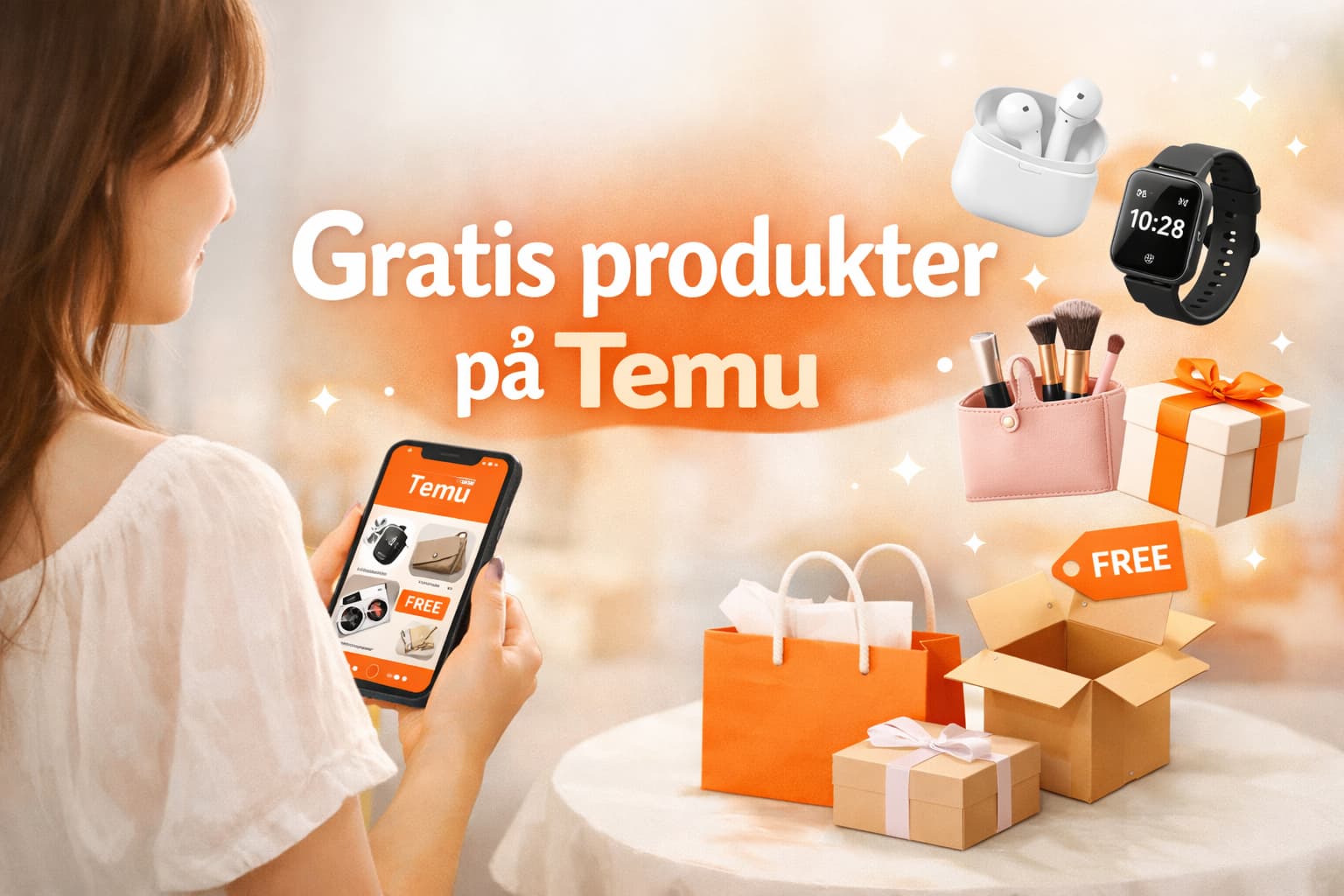 Gratis produkter på Temu – Sådan får du gratis varer nemt