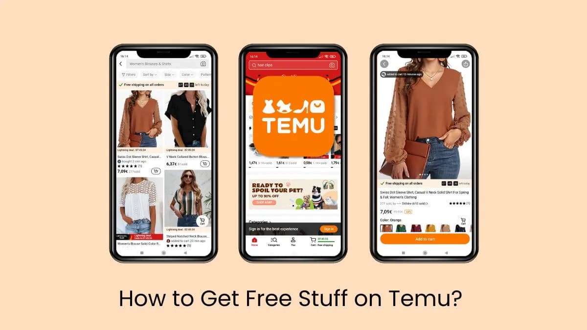 Tips til at få flere gratis produkter på Temu
