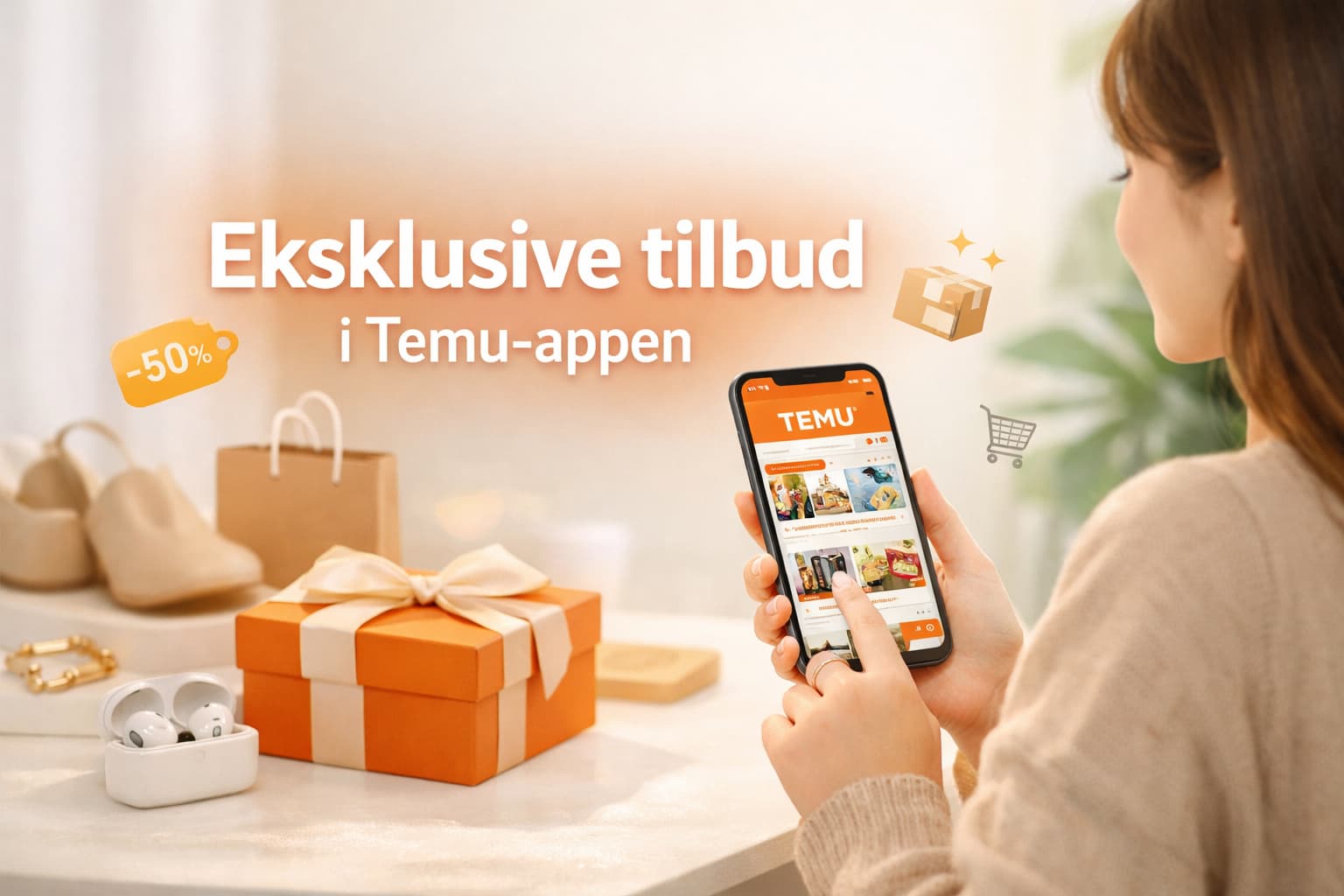 Eksklusive tilbud i Temu-appen, der giver dig mere for pengene
