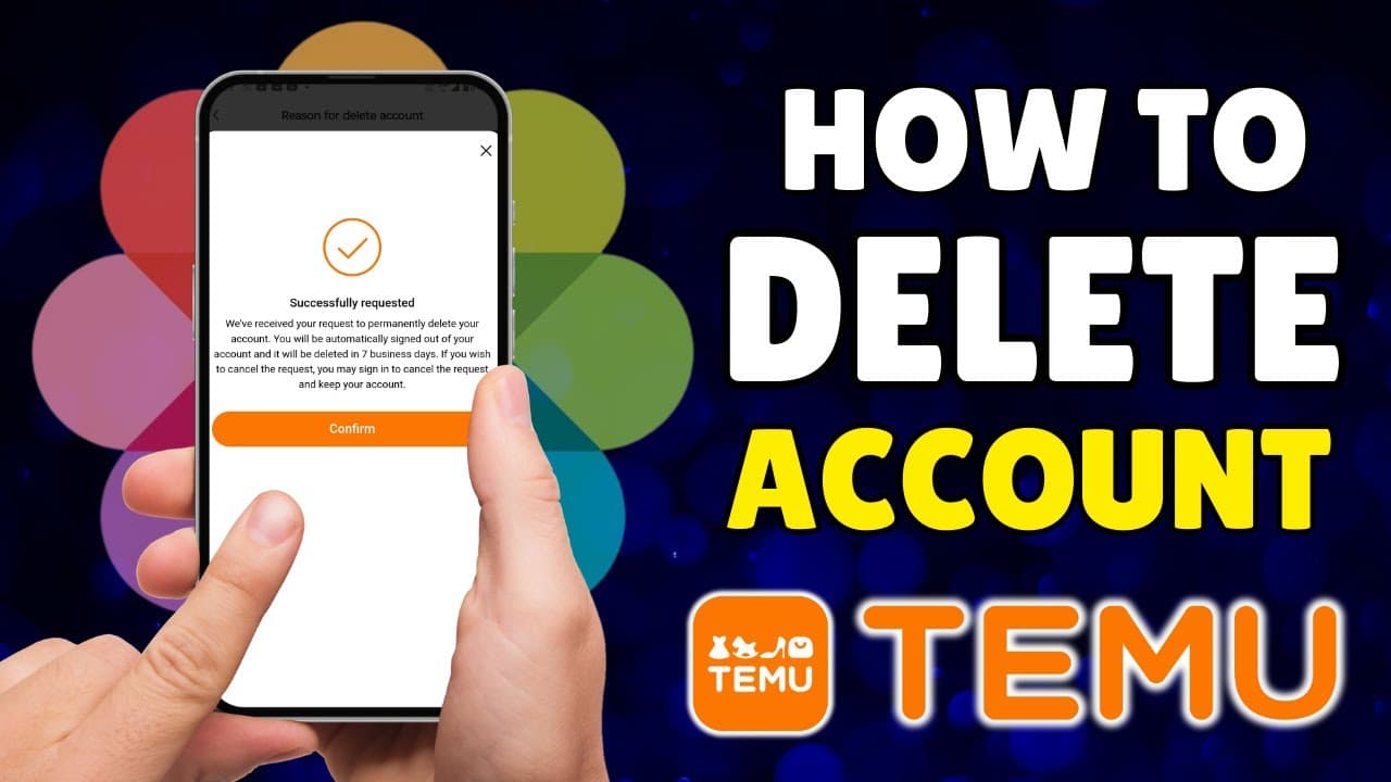 Hvad sker der efter du har valgt at Slet Temu-konto